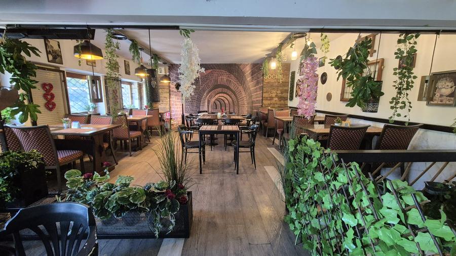 Restaurant, Delfinului, parc Ostrov