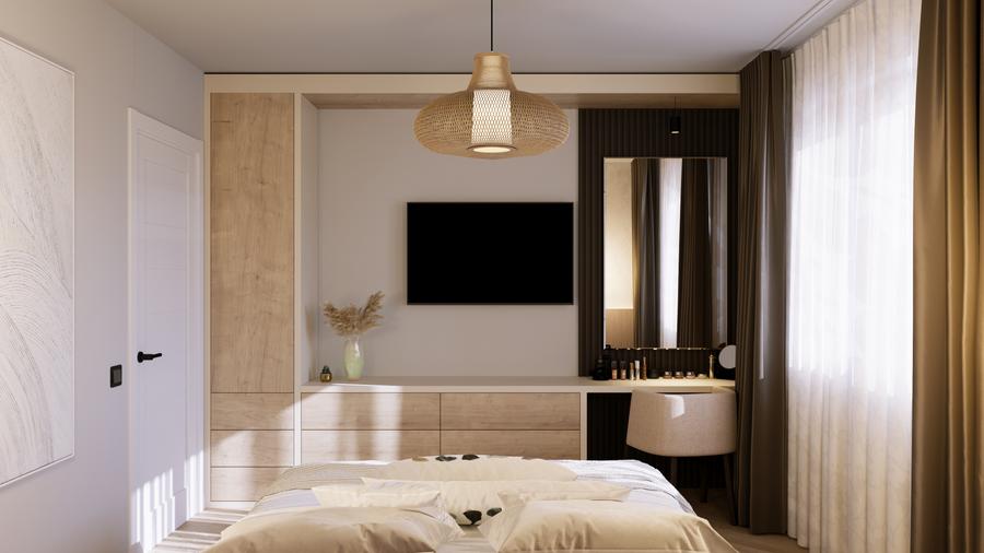 Apartament 3 camere bloc nou