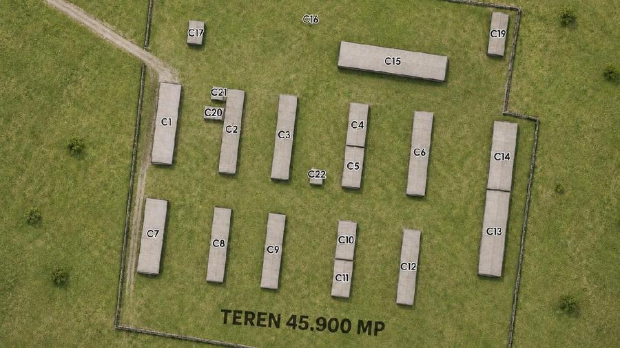 Teren intravilan 45900 mp+ constructii agricole, Lenauheim , Timis