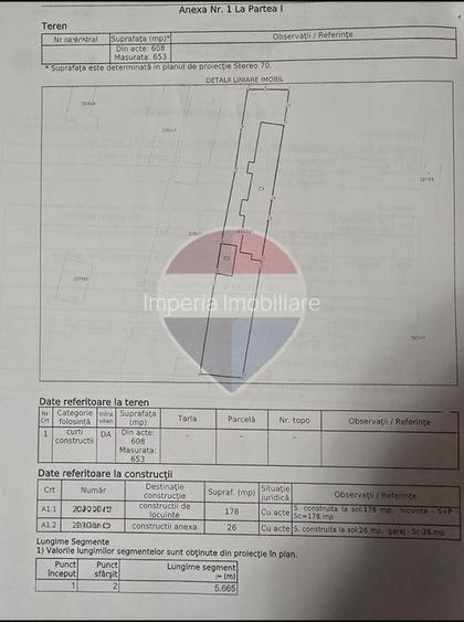 Teren/Casa cu 5 camere  în zona Centrala, 653 mp curte - 3