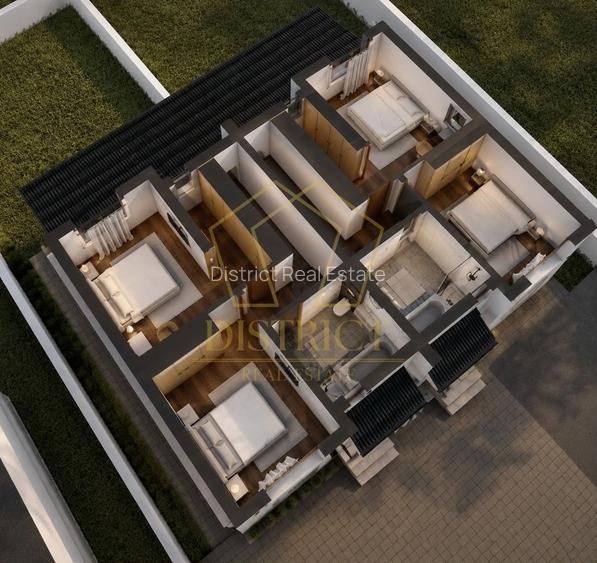 Duplex cu 4 camere | Strada privata | Mosnita Veche, Lidl