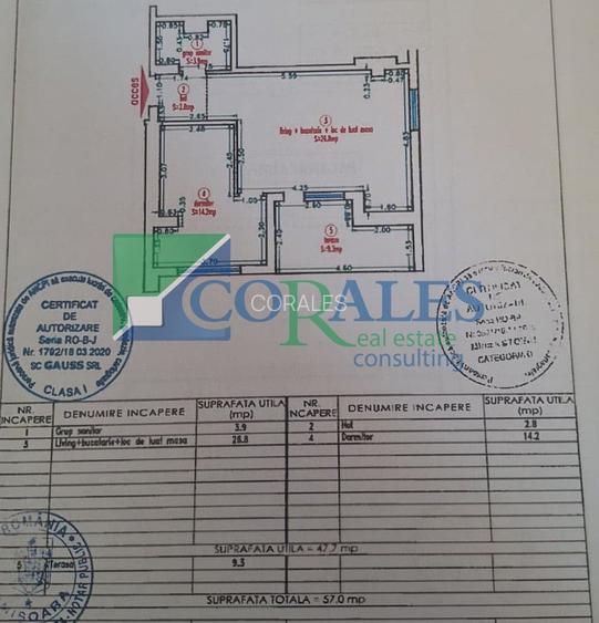 Aprt. 2 camere, etaj 2,  zona Take Ionescu/ISHO, mobilat, utilat, Loc Parcare - 9