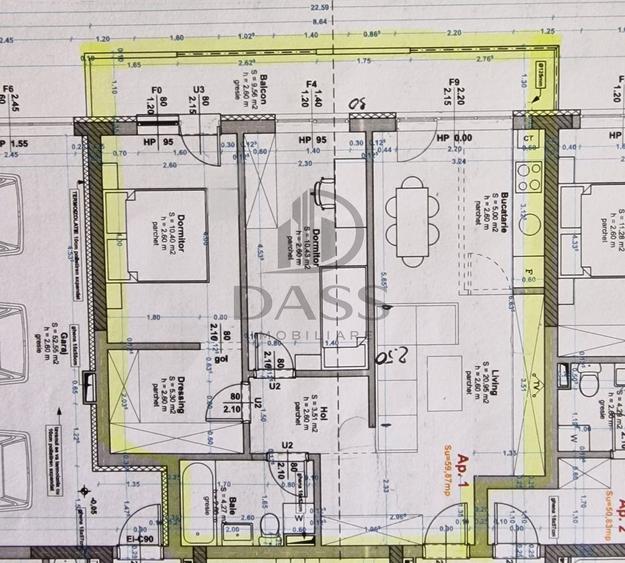Apartament modern 3 camere de inchiriat Magnolia