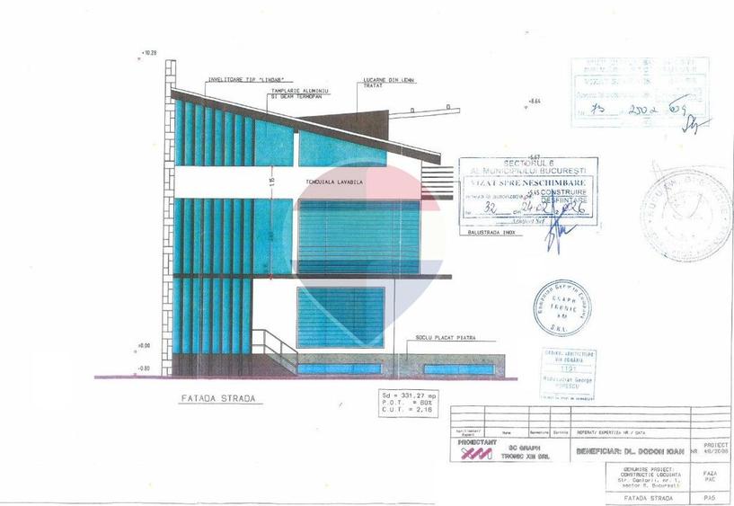 Teren de vânzare cu autorizație de construire | Sector 6 | S+P+1E+M