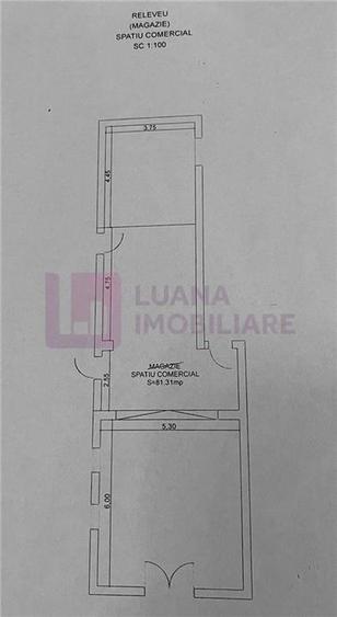 Spatiu de comercial/ birouri | 80 mp | Strand | cladire separata