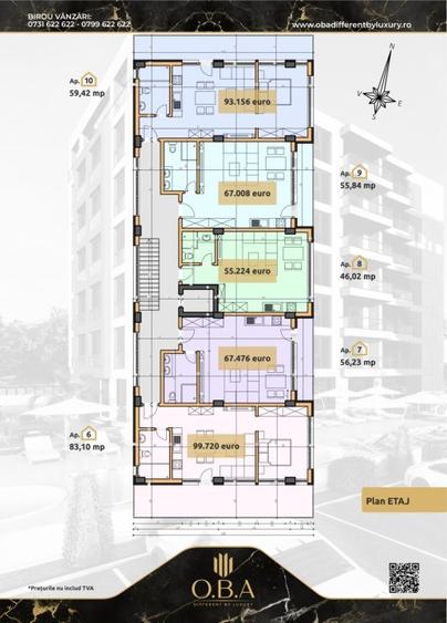 #TVA INCLUS# Studio- Mamaia Nord - OBA Lake- Proiect finalizat.