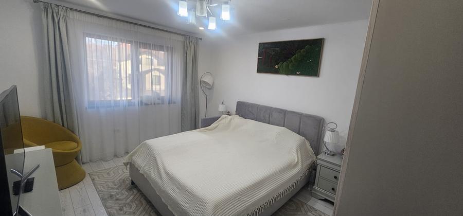 Casă Vila P+E 2020, living + 3 dormitoare, mobilată/utilată, terasă închisă 25 mp - Valea Lupului, Iași