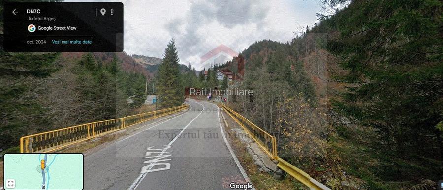 Teren extravilan tip pădure de vânzare 500 mp Arefu Transfăgărășan - 2