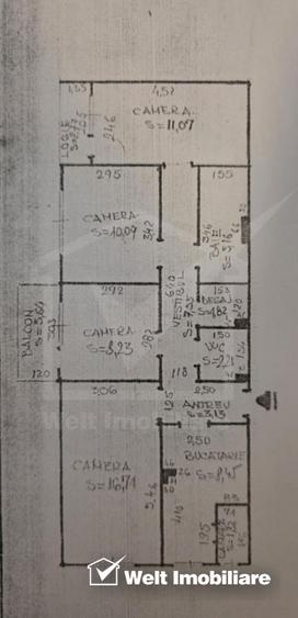 De vanzare apartament cu 4 camere Manastur