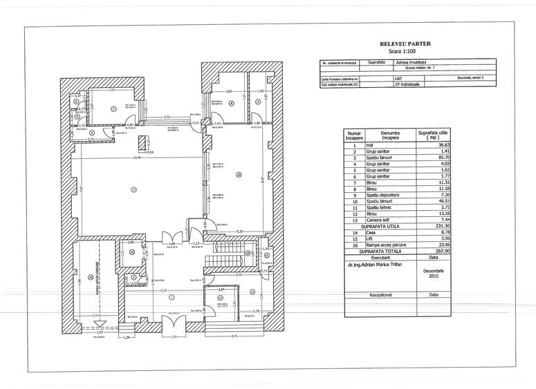 SPATIU COMERCIAL STRADAL ULTRACENTRAL CU VITRINA CU EXPUNERE STRADALA SI VAD