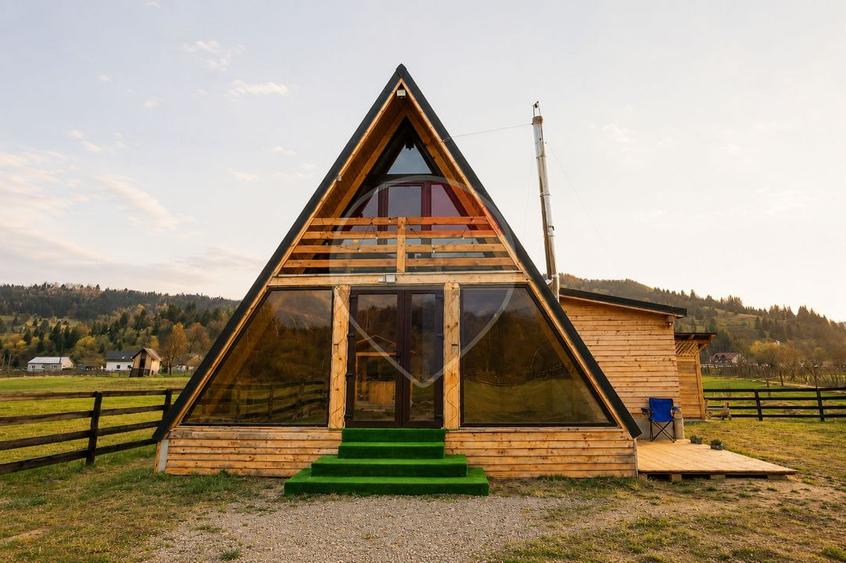 Cabană A-Frame în Bucovina I Refugiul perfect între natură și confort