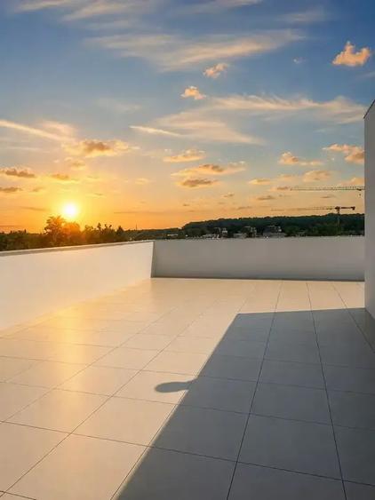 Vedere padure, 2 terase apus si rasarit! Imobil cu pereti individuali
