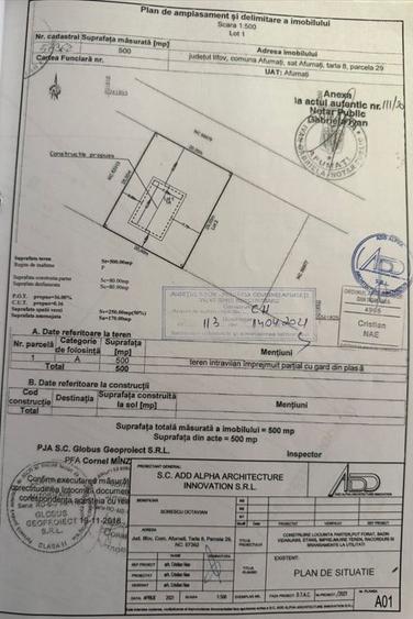 Teren Intravilan Afumati - Ansamblu rezidential - Strada Padurii. Comision 0%