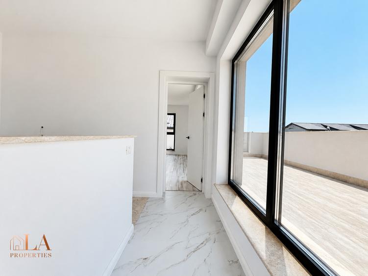 Casa individuala 4 camere | Terasa mansarda 42,2mp | Bragadiru-Parc Ghidiceni