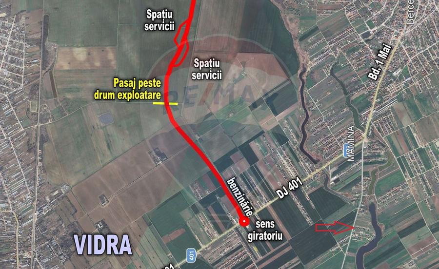 Vanzare teren intravilan 600mp, Berceni- Vidra