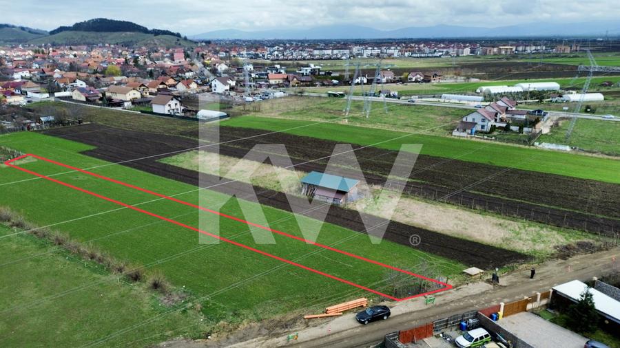 Teren agricol la cel mai mic preț - str. George Coșbuc din Sânpetru