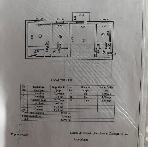 Apartament cu 3 camere, zona Alexandru cel Bun