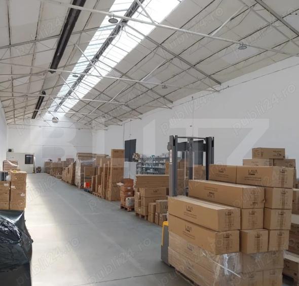 Spațiu Industrial / Hală – 1.100 mp utili, teren 2.471 mp, Post Trafo propriu