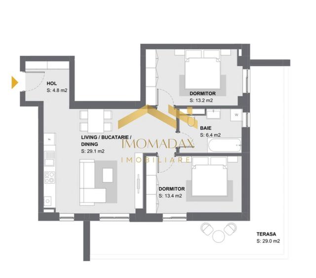 Torontalului-3 Camere-Disponibil Imediat