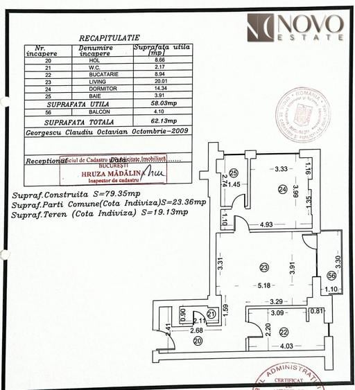 2 Camere | Baba Novac | Centrala | AC | Balcon