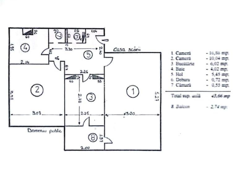 Apartament 2 Camere Decomandat, Etaj 1, Micro 20 - 10