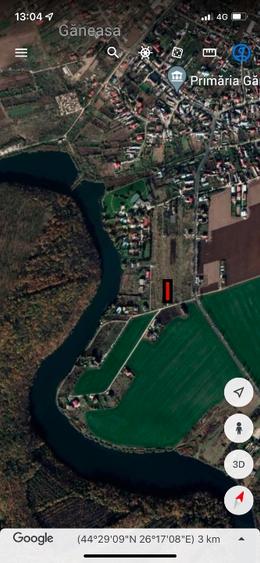 Teren intravilan Ganeasa,Jud Ilfov