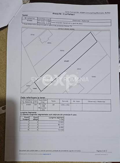 Teren Intravilan Constructii Buftea Central - 2