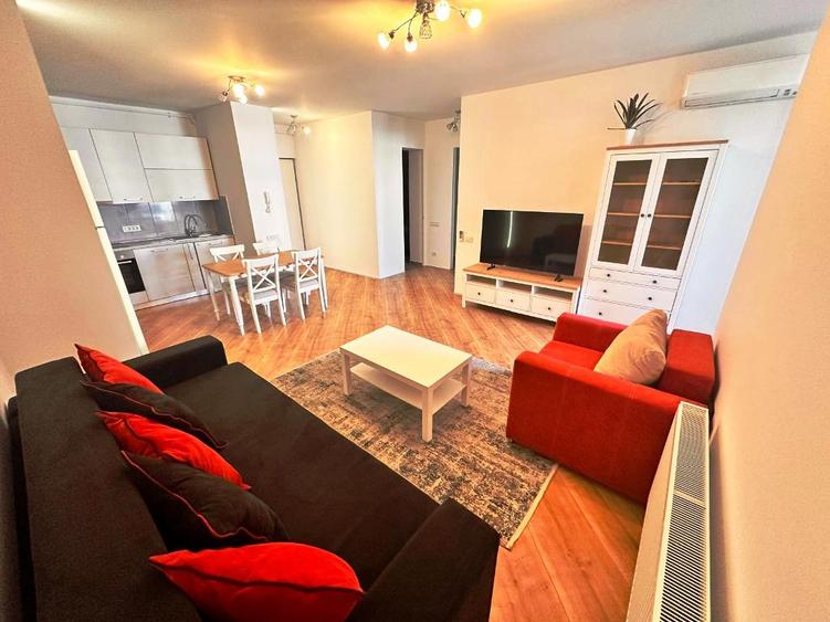 Apartament 3 camere mobilat si utilat, 4City North Pipera, parcare subterana