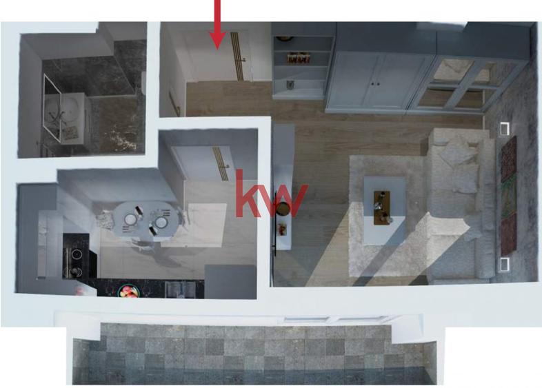 Apartament cu 1 camera in Complex Rezidential nou, zona Frumoasa, intabulat