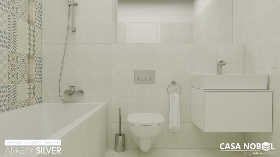 Apartament 3 camere în clădire cu 3 etaje