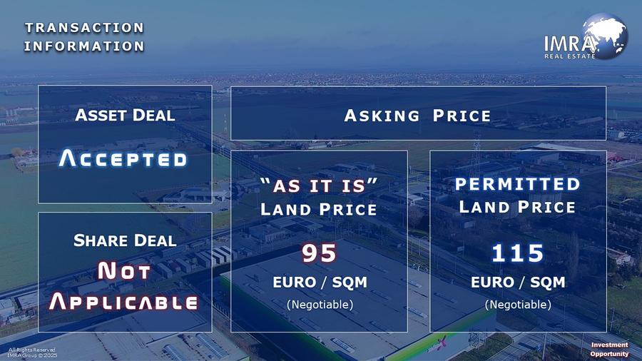 1.87 HA - Teren de Vanzare - Arad N-E (P.U.Z. Retail Aprobat)