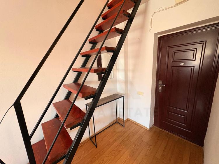Garsonieră compartimentată pe 2 niveluri in zona Terezian