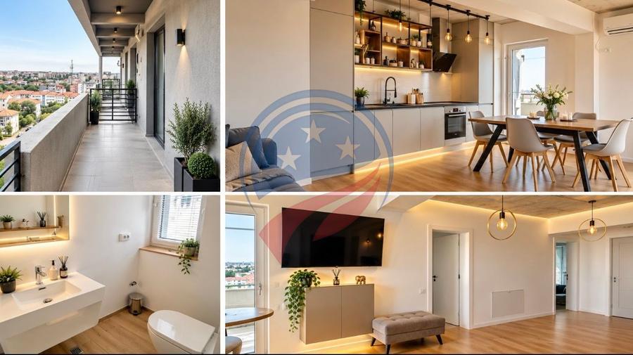 Apartament 3 camere LUX | Bloc Nou | Etaj 9 | Promenada Mall | View Superb