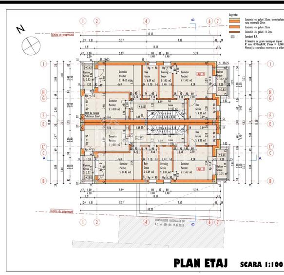 Duplex premium de vanzare in Borhanci | 164,28 mp utili | Teren 324 mp | P+E