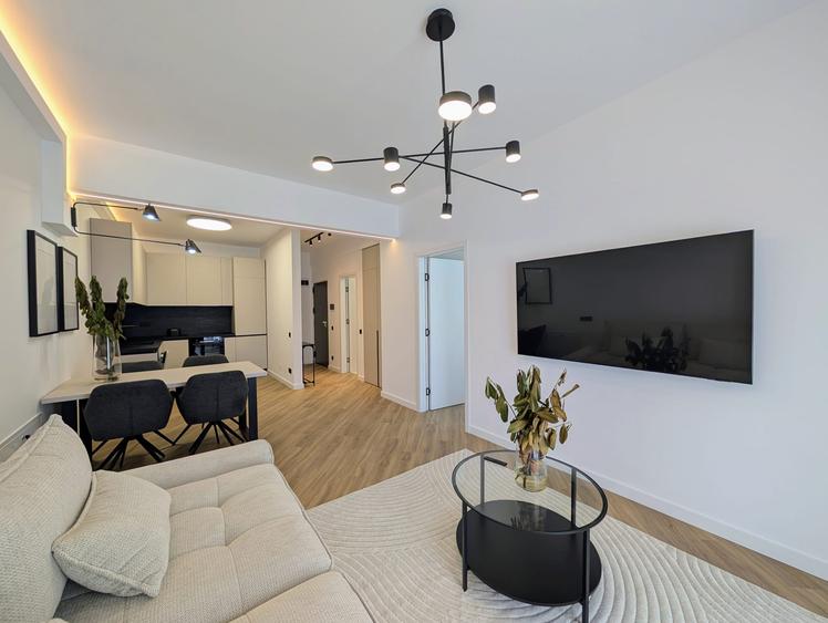 Apartament cu 2 camere, complet mobilat și utilat – Tineretului, Floresti
