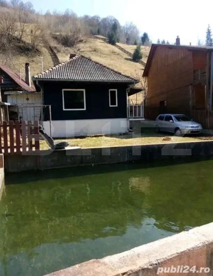 Cabana cu piscina si sistem fotovoltaic, 60 mp, zona Maguri Racatau