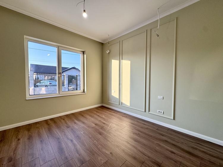 Duplex modern cu grădină, la intrare în Moșnița Nouă