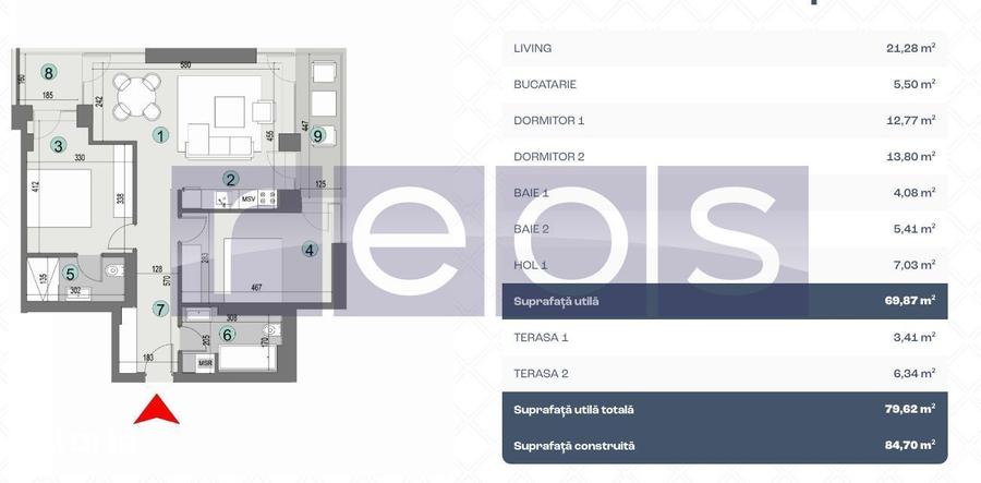 VANZARE 3 CAMERE PREMIUM | THE LEVEL FAZA 4 | 70MP | FINALIZARE 2028 - 1