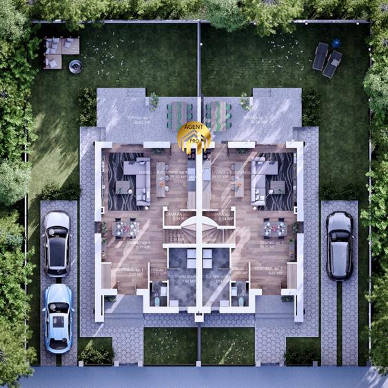 Casa P+1+M 5 camere - 253mp Teren - str Ciprian Porumbescu
