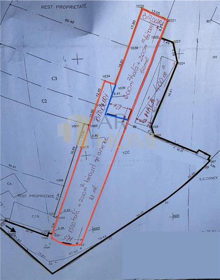 Hala industriala 2500 + birouri platforma betonata zona Nord, Ploiesti