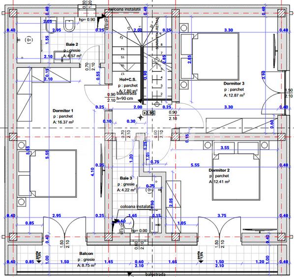 Casa spatioasa cu 4 camere si 3 bai de vanzare 254mp Turnisor - 3