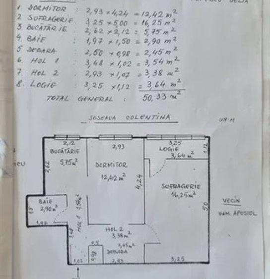 Obor Metrou-soseaua Colentina-apartament 2 camere
