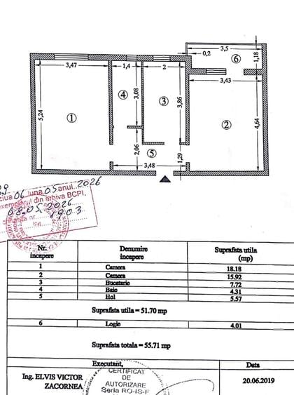Apartament cu 2 camere decomandat Nicolina-Pizza Nico, Renovat, Etaj 2
