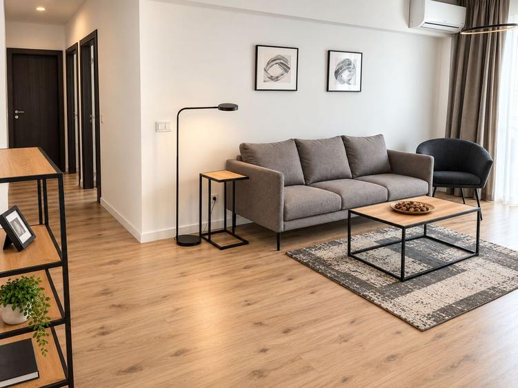 For Rent Modern 3-Room Apartment | Belvedere Residence | Pipera Metro