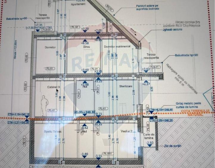 Spațiu medical,370mp utili, 4 niveluri, parcari, Grigorescu
