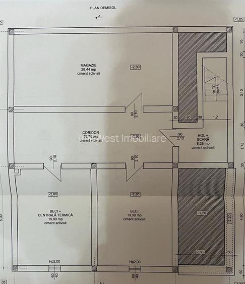 Casa S+P+E+M | 605 mp utili | 10 camere | 3 bucatarii | 4 bai | 3 terase | Garaj
