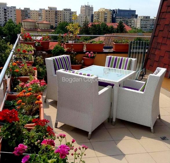 Penthouse Lux Centru Civic Iași | Panoramă 360° |Terasă 100 mp |  365.000 € - 4