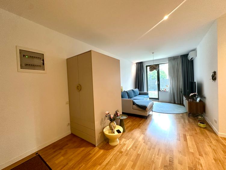 Apartament vanzare 2 camere Sos. Nordului | Grădină 37mp | mobilat lux