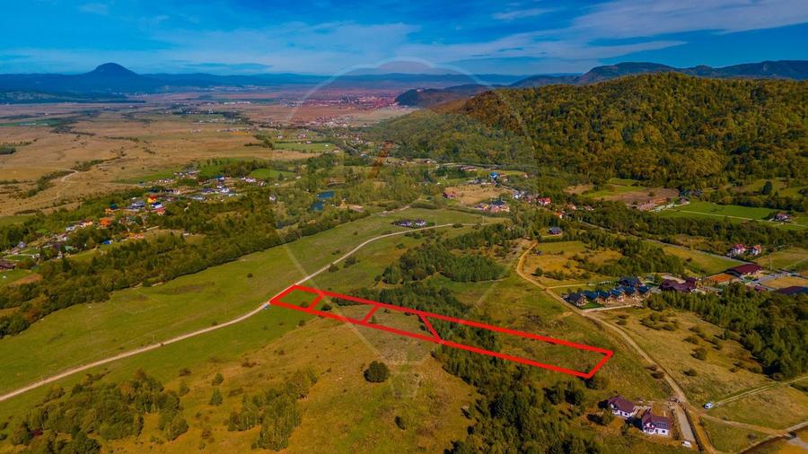 Teren 1,574mp Rasnov, Strada Valea Panicelului- varf de deal