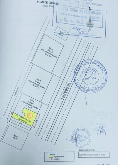 SE INCHIRIAZA Spatiu comercial in Mun. Falticeni, jud.SV